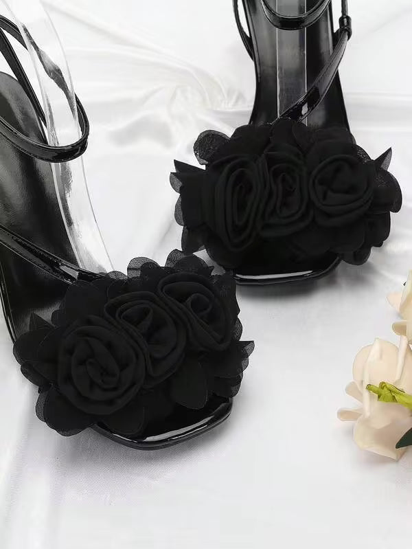2pcs French Romantic Rose Flower Shoe Clips, Fit For High Heels, Loafers, Sandals, A Delicate Gift For Friends Or Girlfriend